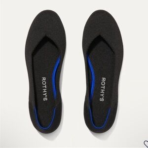 Rothy's Rounded Toe Flats in Black Women’s Size 8.5